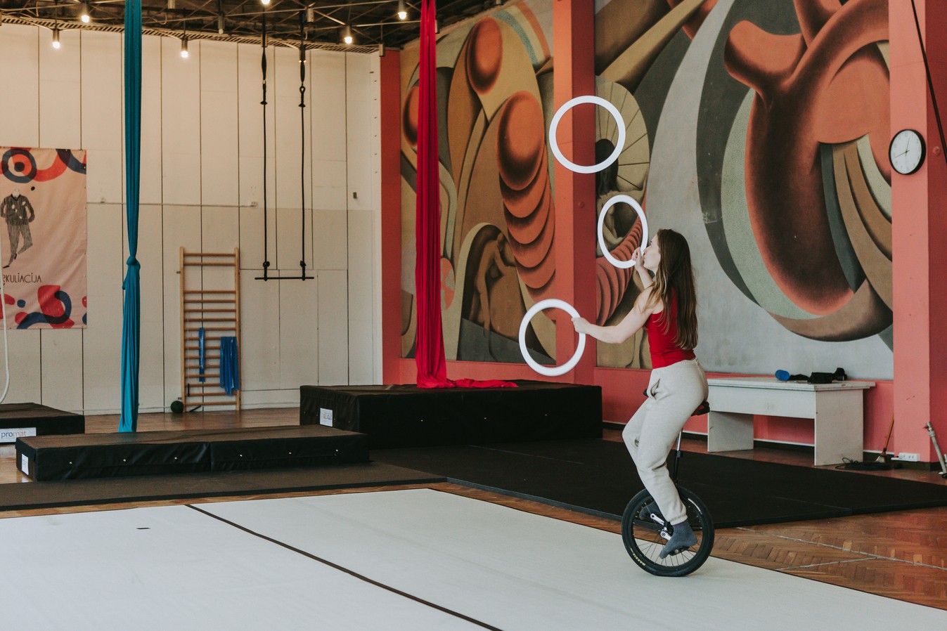 Žongliriavimo pamoka